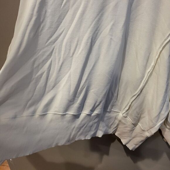 Free People Camden Sweatshirt Off White Large - Picture 7 of 8